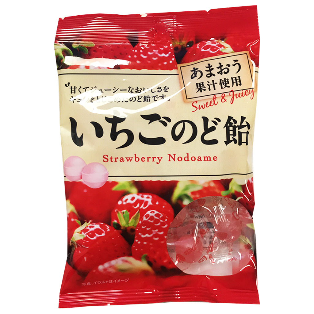 Pine Strawberry Nodoame Candy 70g ~ 草莓糖 70g