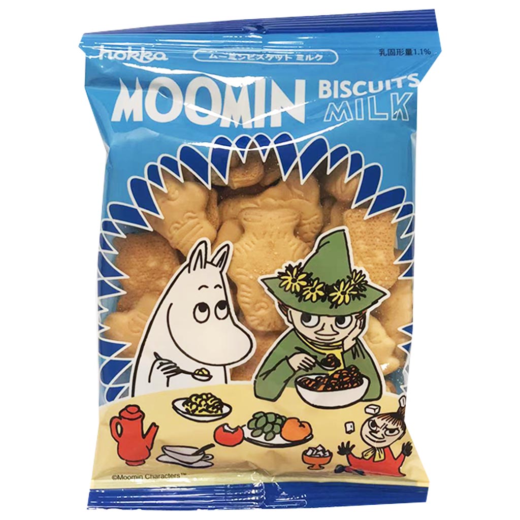 Hokka Moomin Milk Biscuit 60g ~ 姆明牛奶口味饼干 60g