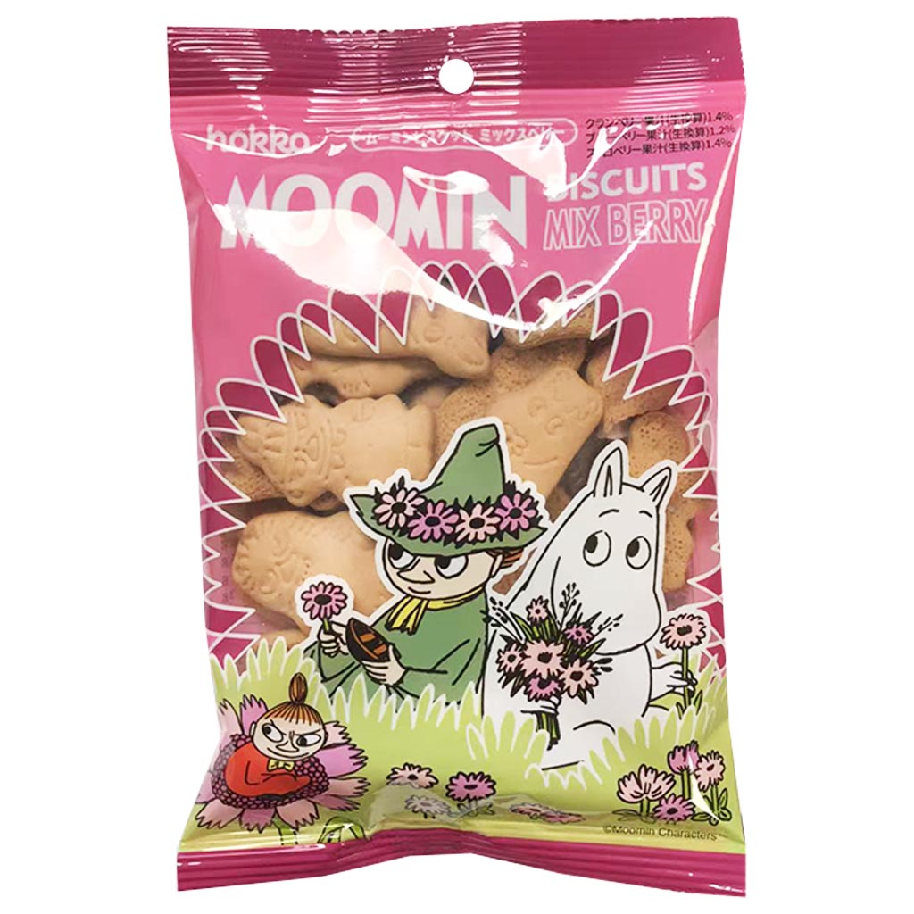 Moomin Biscuit Mixed Berry Flavour 60g ~ 姆明混合浆果饼干 60g