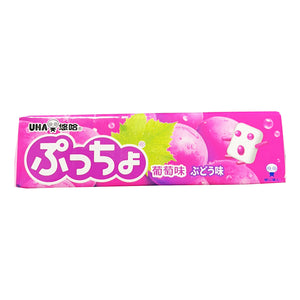 UHA Puccho Grape Soft Candy 50g ~ 悠哈普超葡萄味软糖 50g