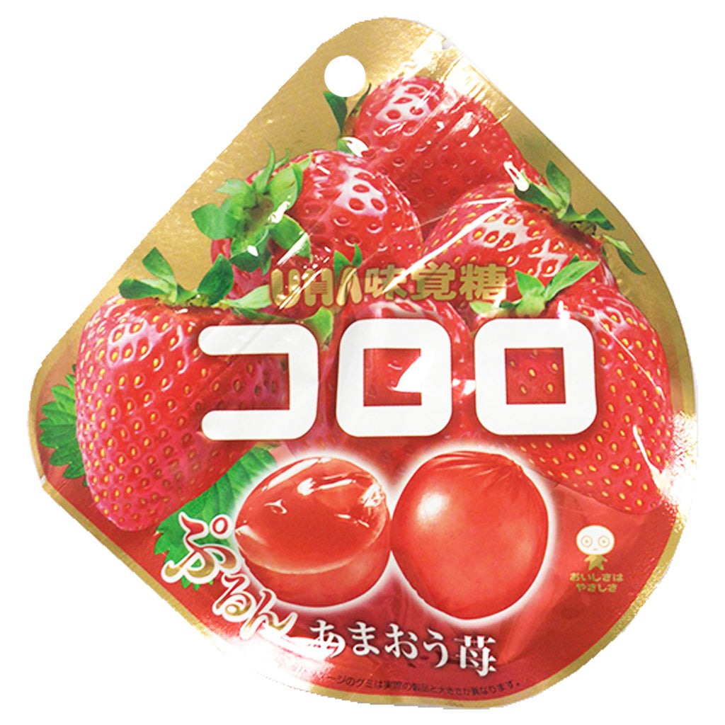 UHA Kororo Gummy Strawberry Flavour 40g ~ UHA悠哈味觉糖草莓味味 40g