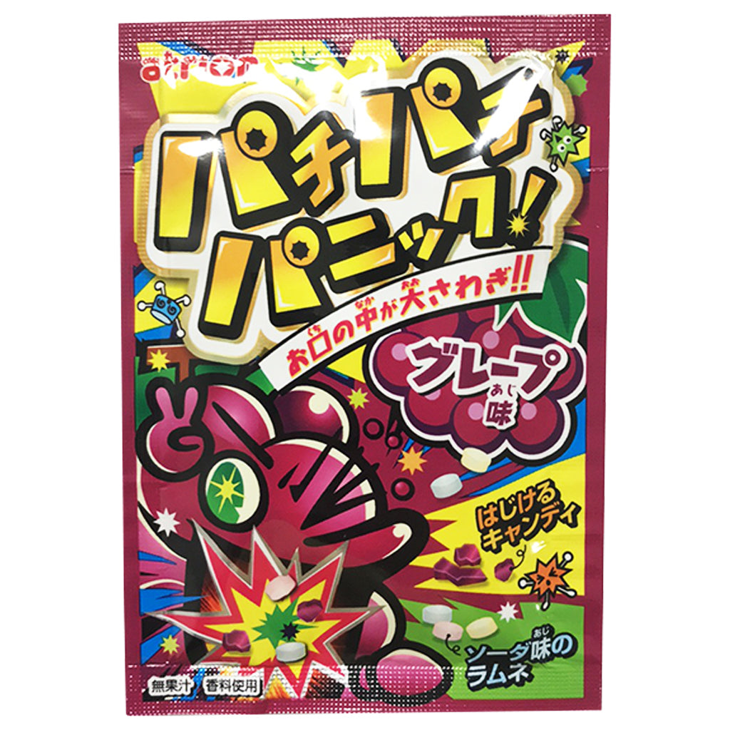 Alrion Pachi Pachi Grape Poping Candies 5g ~ 动物造型食玩糖 5g