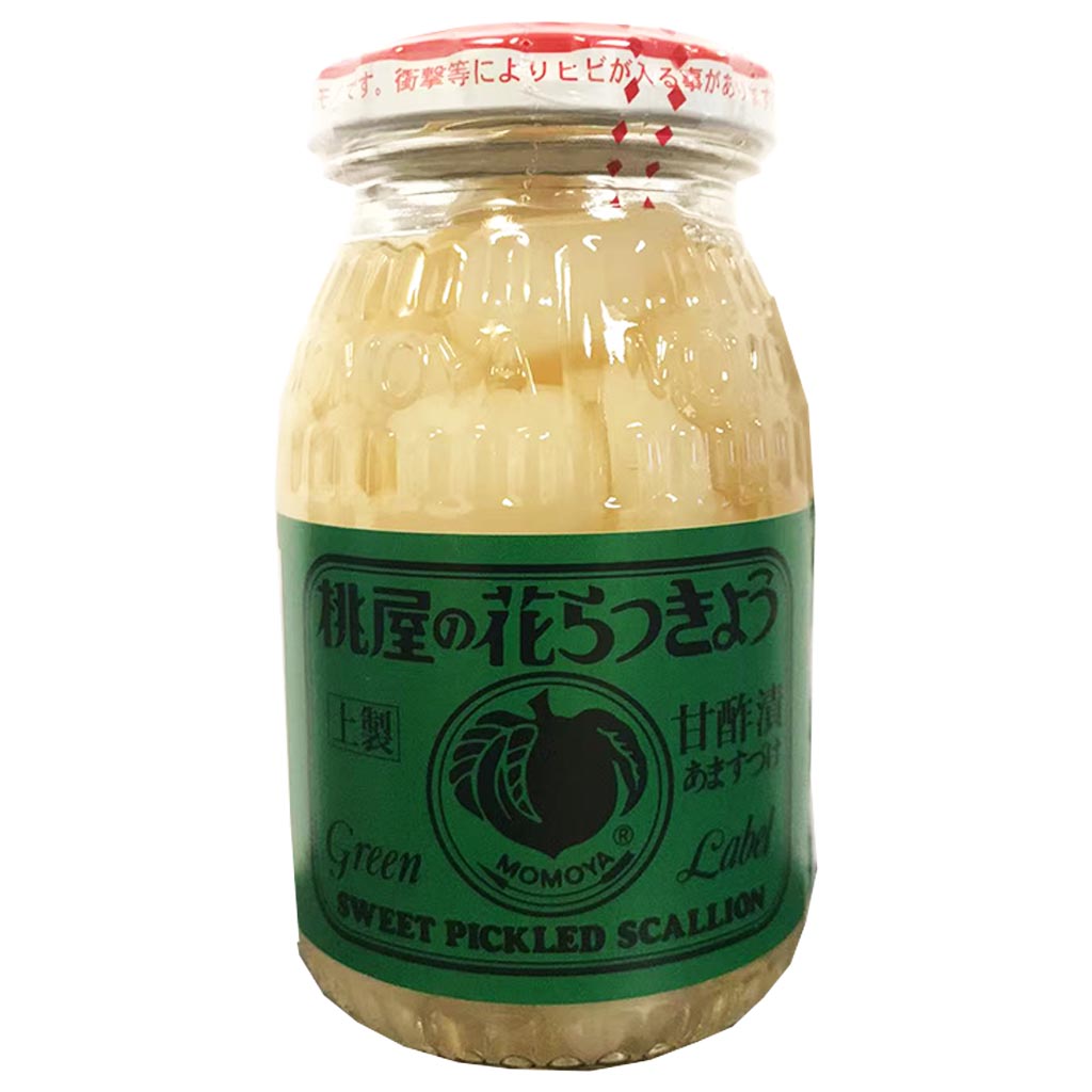Momoya Hana Rakkyo Pickled Japanese Scallion 115g ~ 桃屋甜醋腌花葱 115g