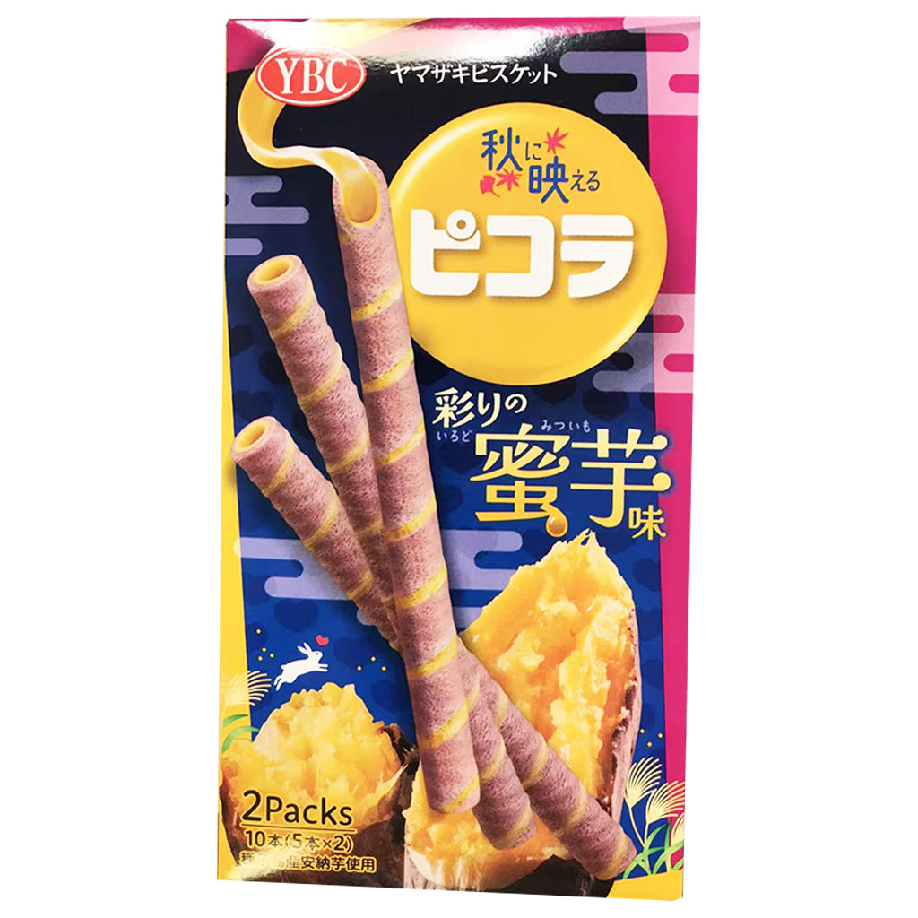 YBC Picola Wafer Roll Honey Sweet Potato 49g ~ YBC威化卷蜂蜜烤红薯味 49g