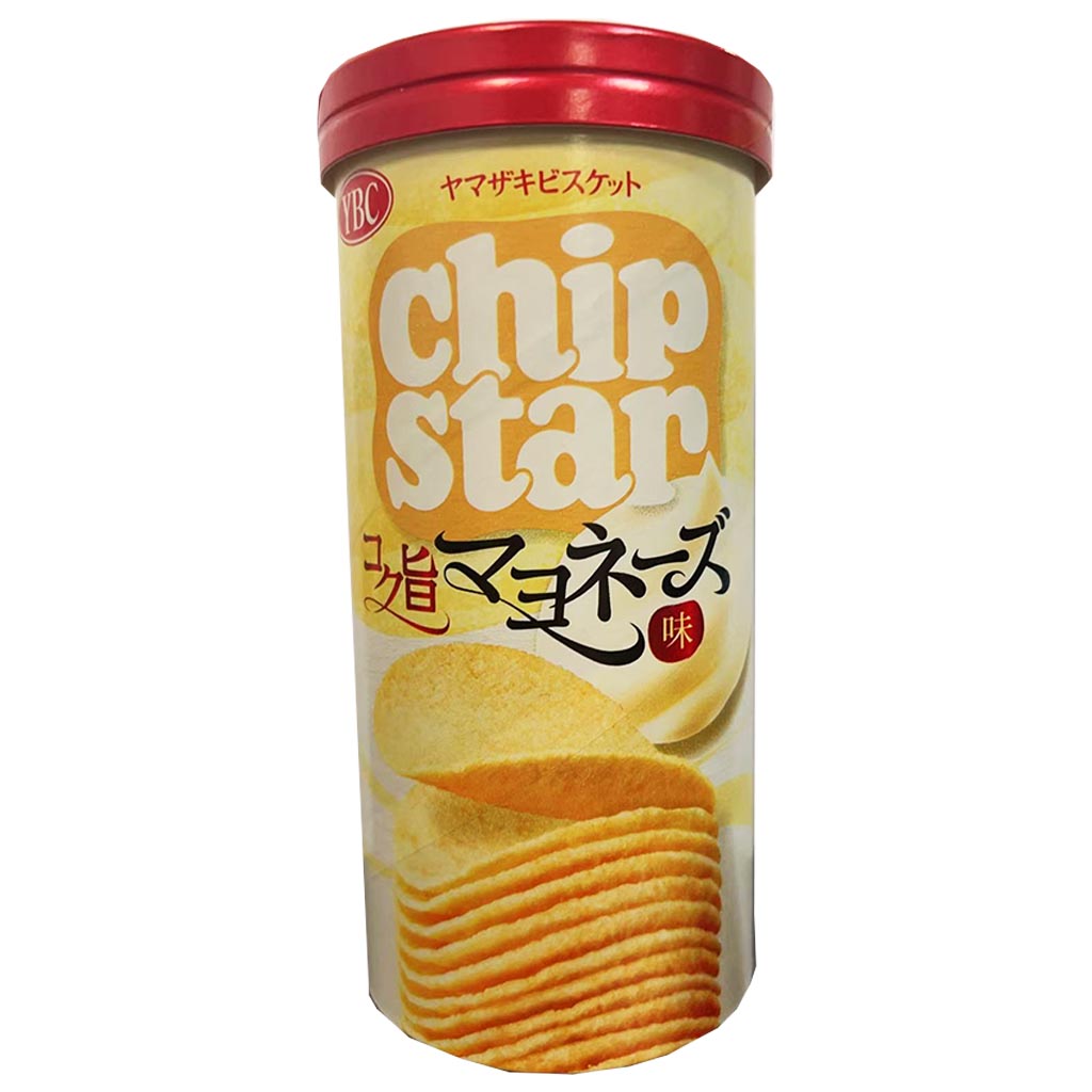 YBC Chip Star Rich Mayonnaise 45g ~ YBC薯片蛋黃醬味 45g