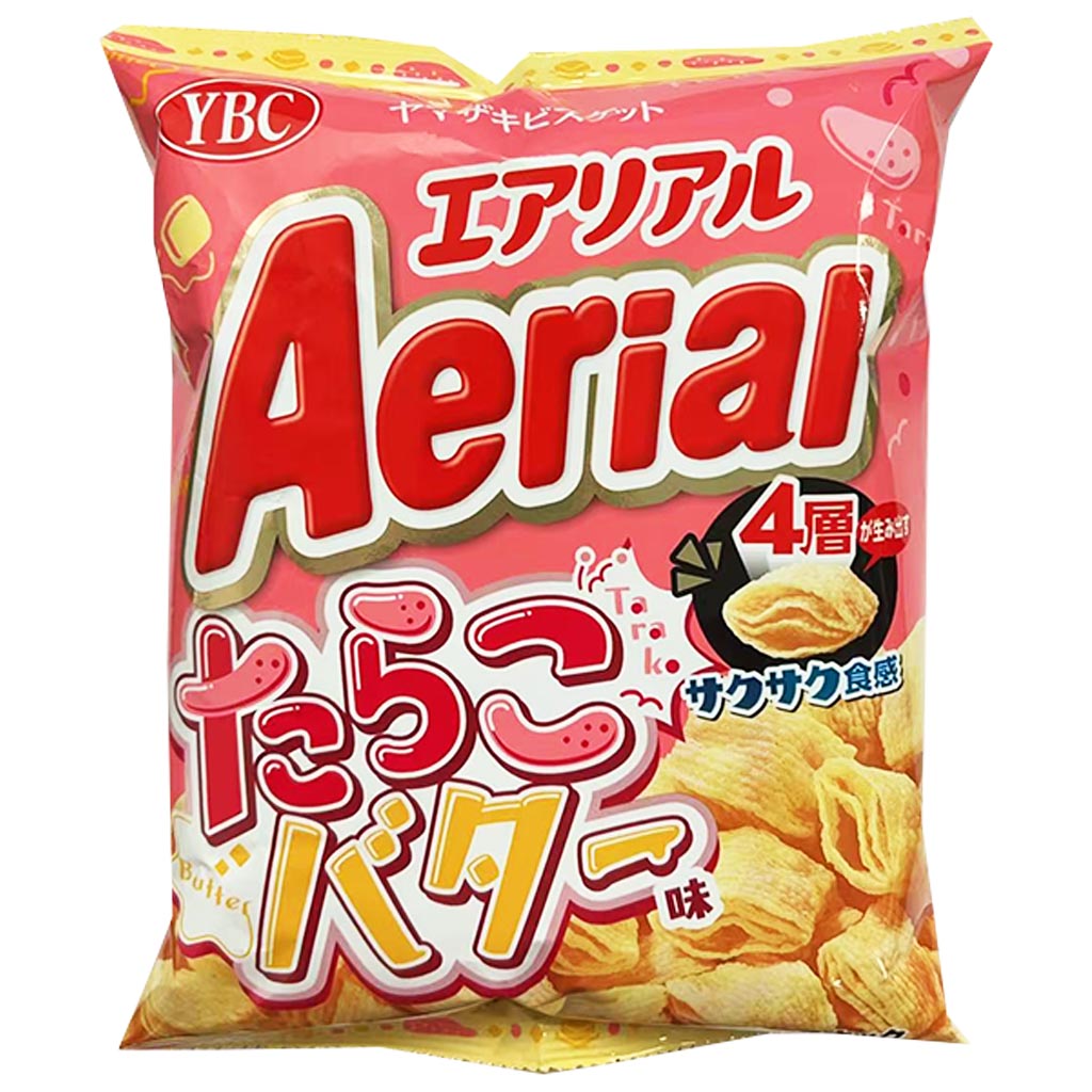 YBC Aerial Tarako Butter 65g ~ YBC粟米脆脆明太子 65g