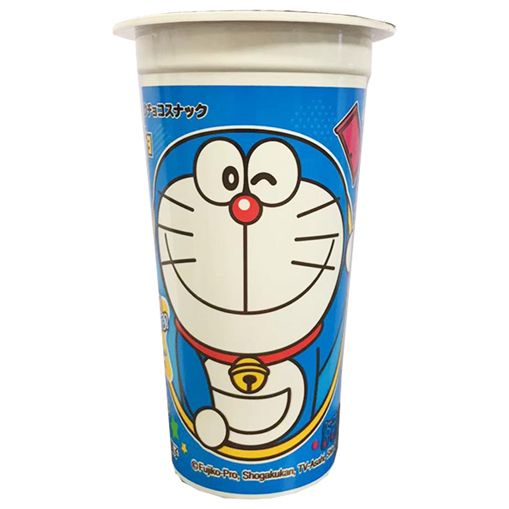 Lotte Cappuccio Doraemon Chocolate Corn 37g ~ 多啦 A 夢巧克力玉米零食 37g