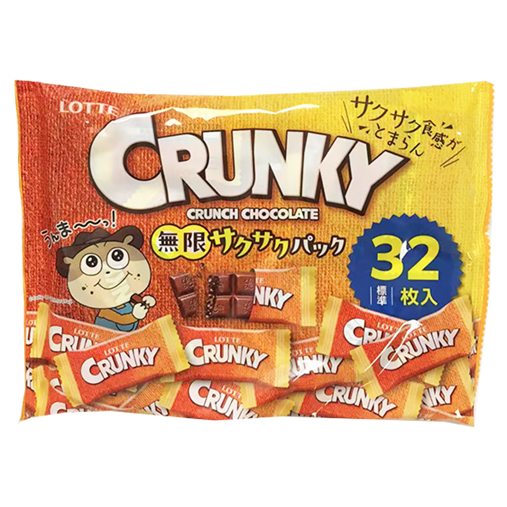 Lotte Cruncky Crunch Chocolate 112g ~ 樂天無限酥脆巧克力分享包 112g