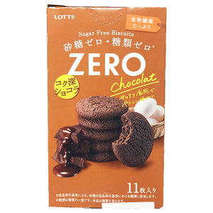 Lotte Zero SugarFree Biscuit Chocolate 72.6g ~ 无糖可可餅乾 72.6g