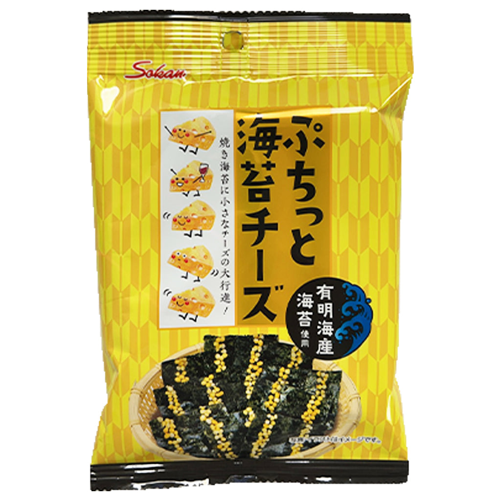 Sokan Crispy Seaweed Cracker Cheese 8.5g ~ 海苔脆饼明芝士味 8.5g