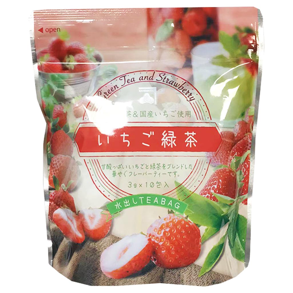 Strawberry Green Tea Cold Brew Tea Bags 30g ~ 草莓绿茶冷泡茶包 30g