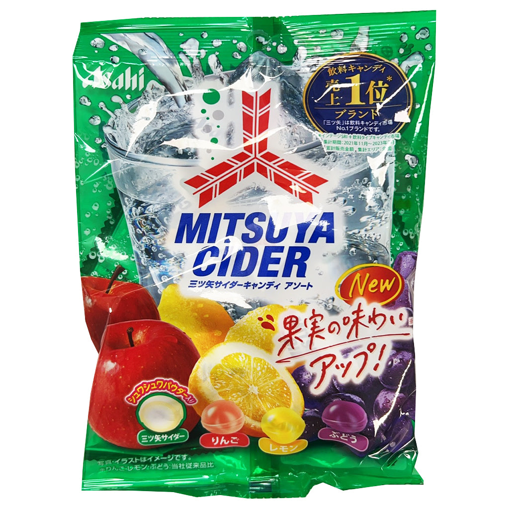 Mitsuya Cider Assorted Fruits Candy 112g ~ Mitsuya 碳酸果糖 112g