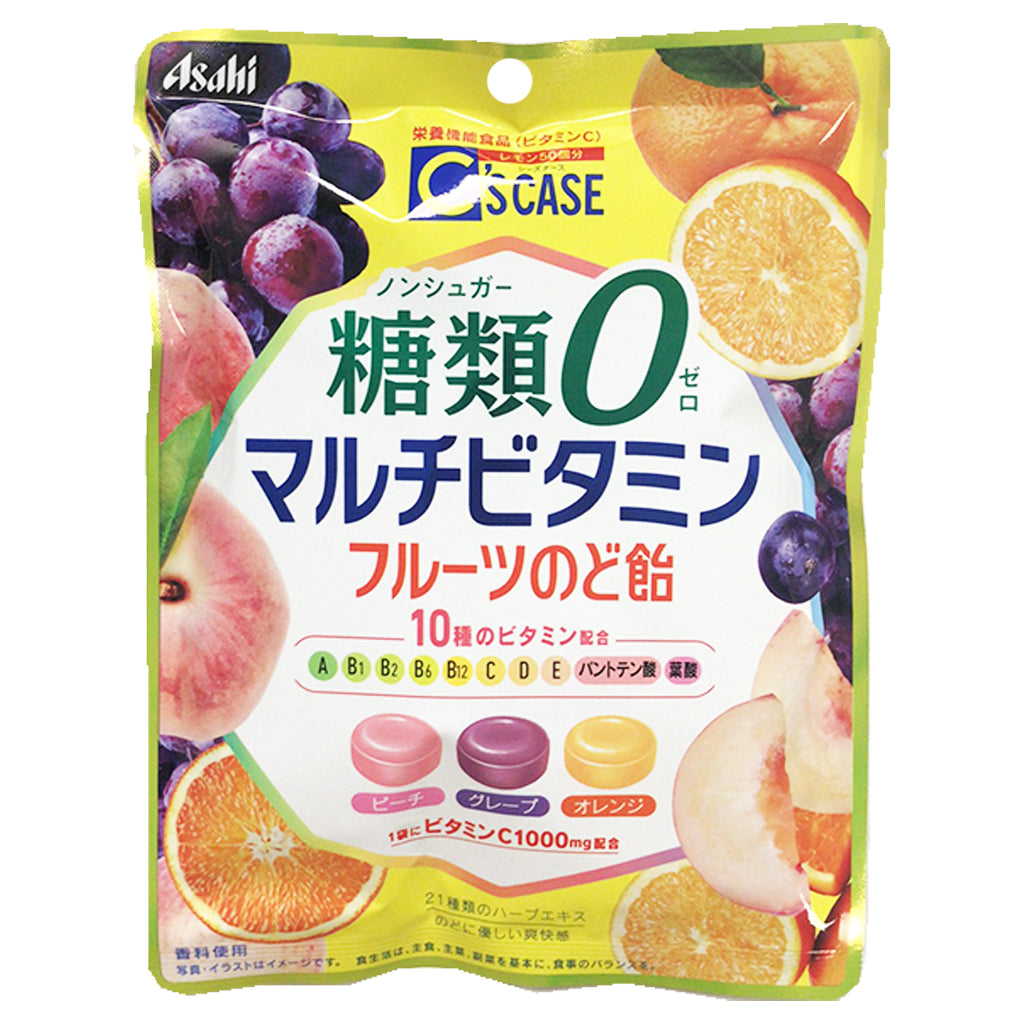 Asahi Cs Case Multivitamin Candy 68g ~ 朝日零糖维他水果糖 68g