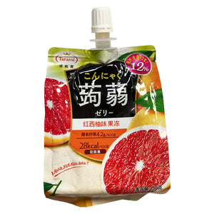 Tarami GrapeFruit Konnyaku Jelly Drink 150g ~ Tarami  紅西柚味蒟蒻啫喱飲品 150g