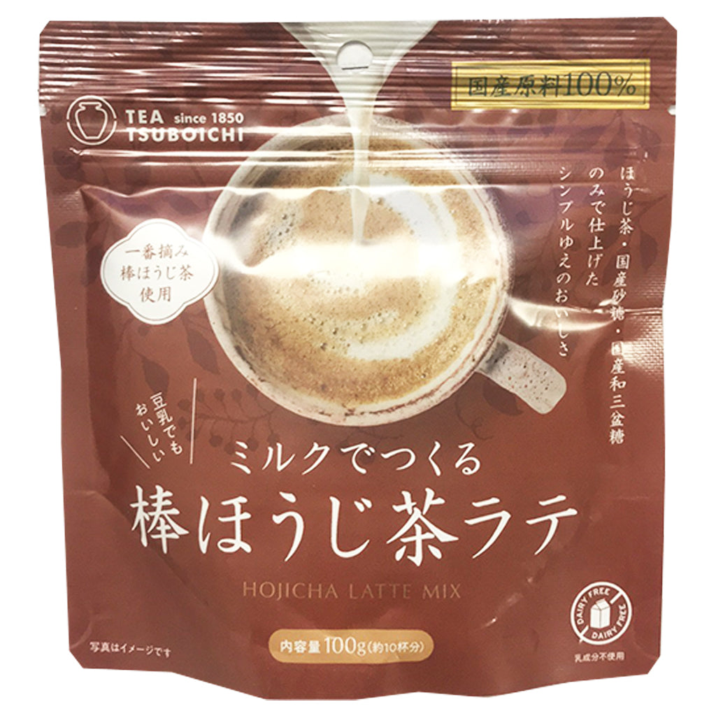 Tea Tsuboichi Hojicha Latte Mix 100g ~ 加糖焙茶粉 100g