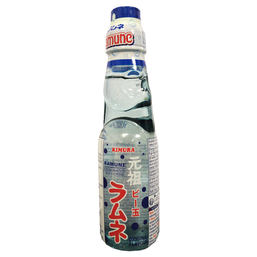 Kimura Ramune Carbonated Soft Drink Original 200ml ~ 元祖弹珠汽水 原味 200ml