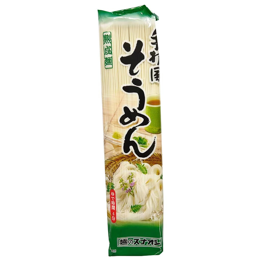 Sunaoshi Dried Noodles Somen 200g ~ 手打風乾麵素麵 200g