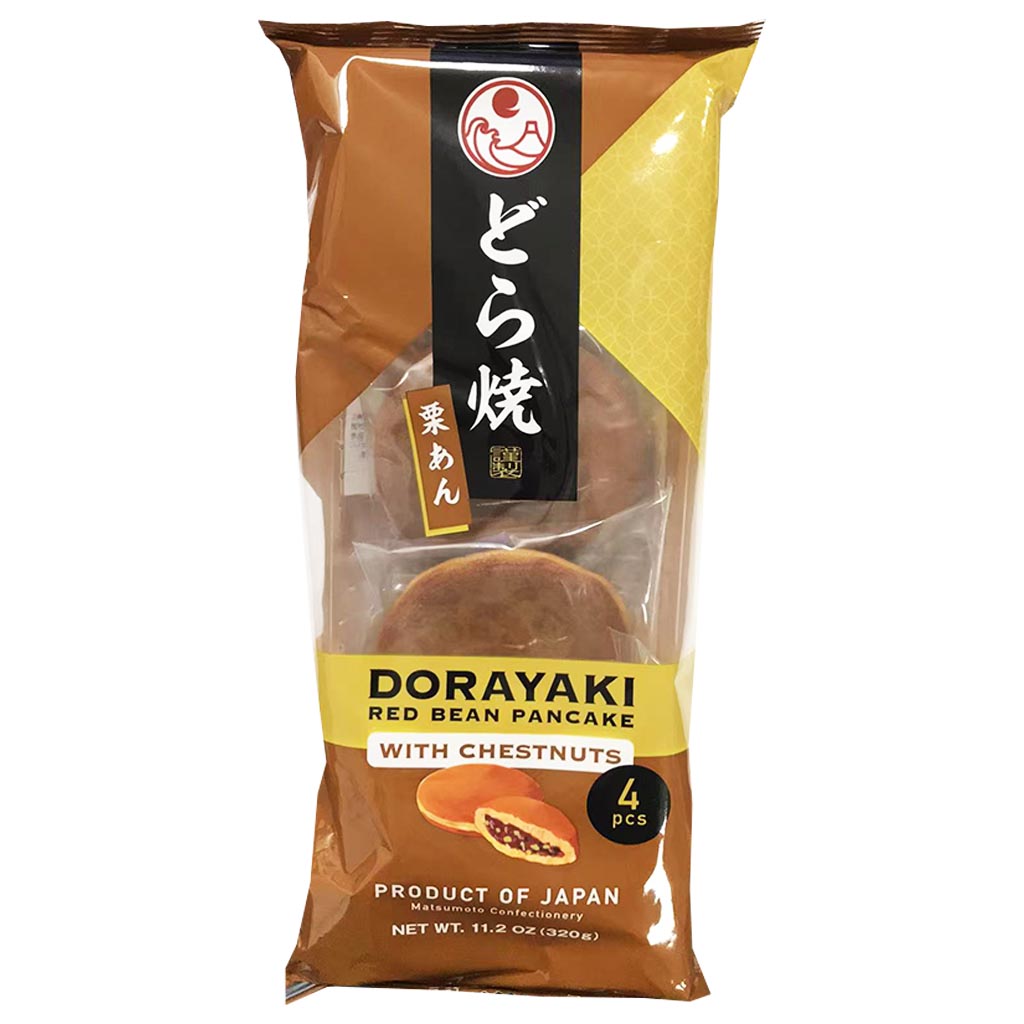 Matsumoto Seika Chestnut Red Bean Dorayaki 320g ~ 栗子红豆铜锣烧 320g