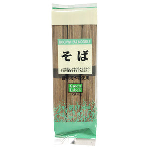 Green Label Dried Buckwheat Soba Noodle 300g ~ 绿色标签 日本荞麦面 300g