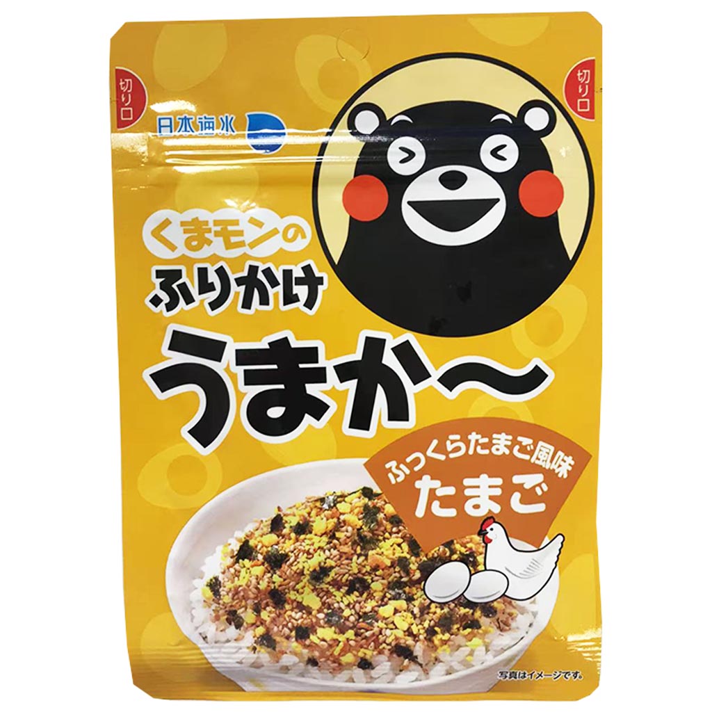 Ura Kumamon Egg Sesame Bibibap 25g ~ 熊本熊香松雞蛋芝麻香鬆拌飯料 25g
