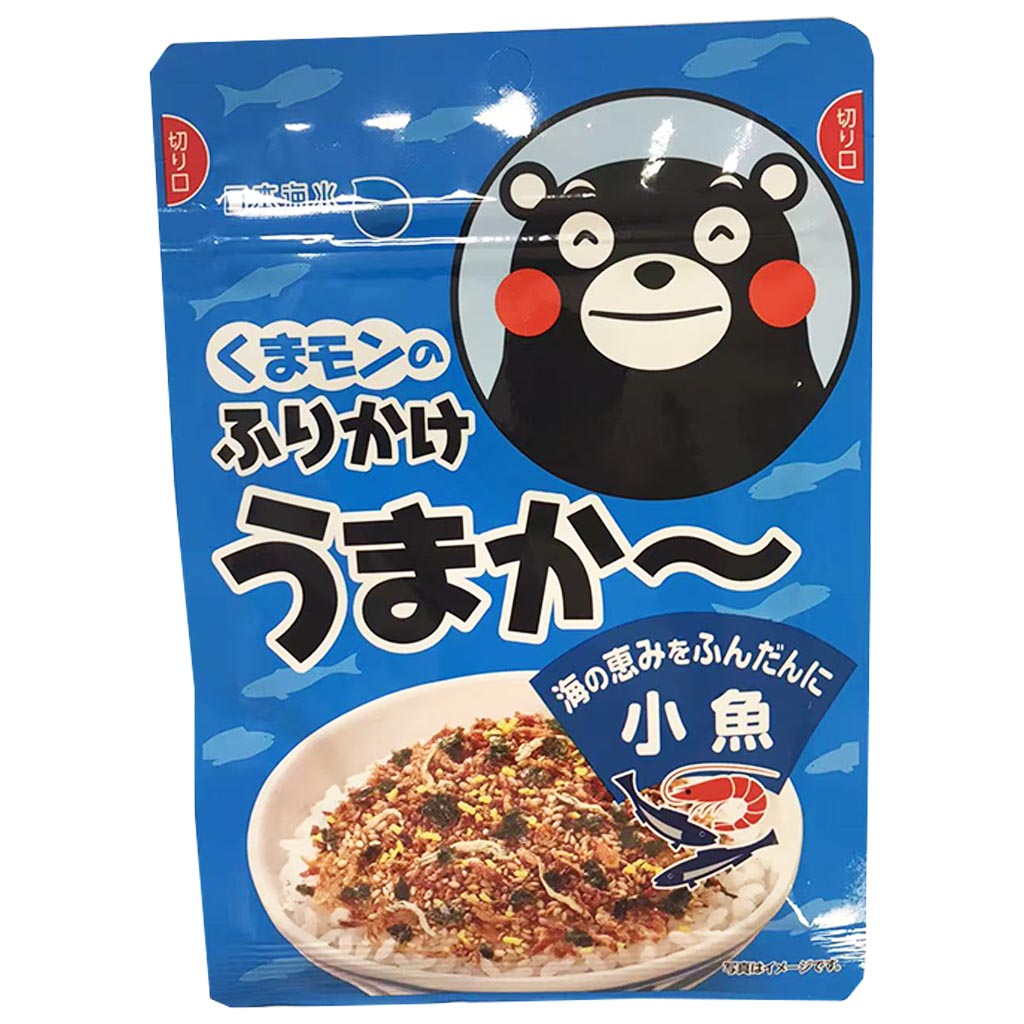 Ura Kumamon Sweet Spicy Sardine Rice Mix 25g ~ 熊本熊香松甜辣沙丁魚粒風味芝麻拌飯料 25g