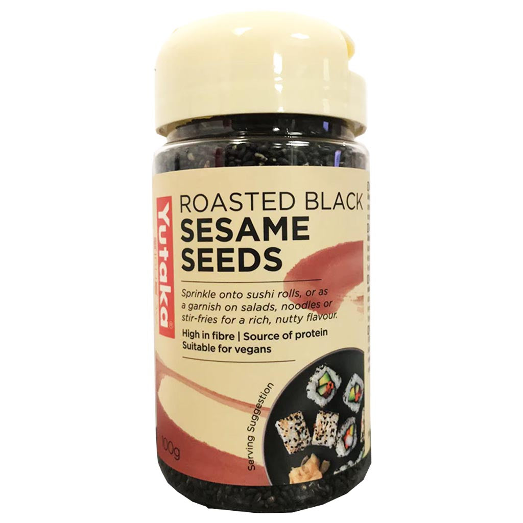 Yutaka Black Roasted Sesame Seeds 100g ~ Yutaka 烤黑芝麻 100g