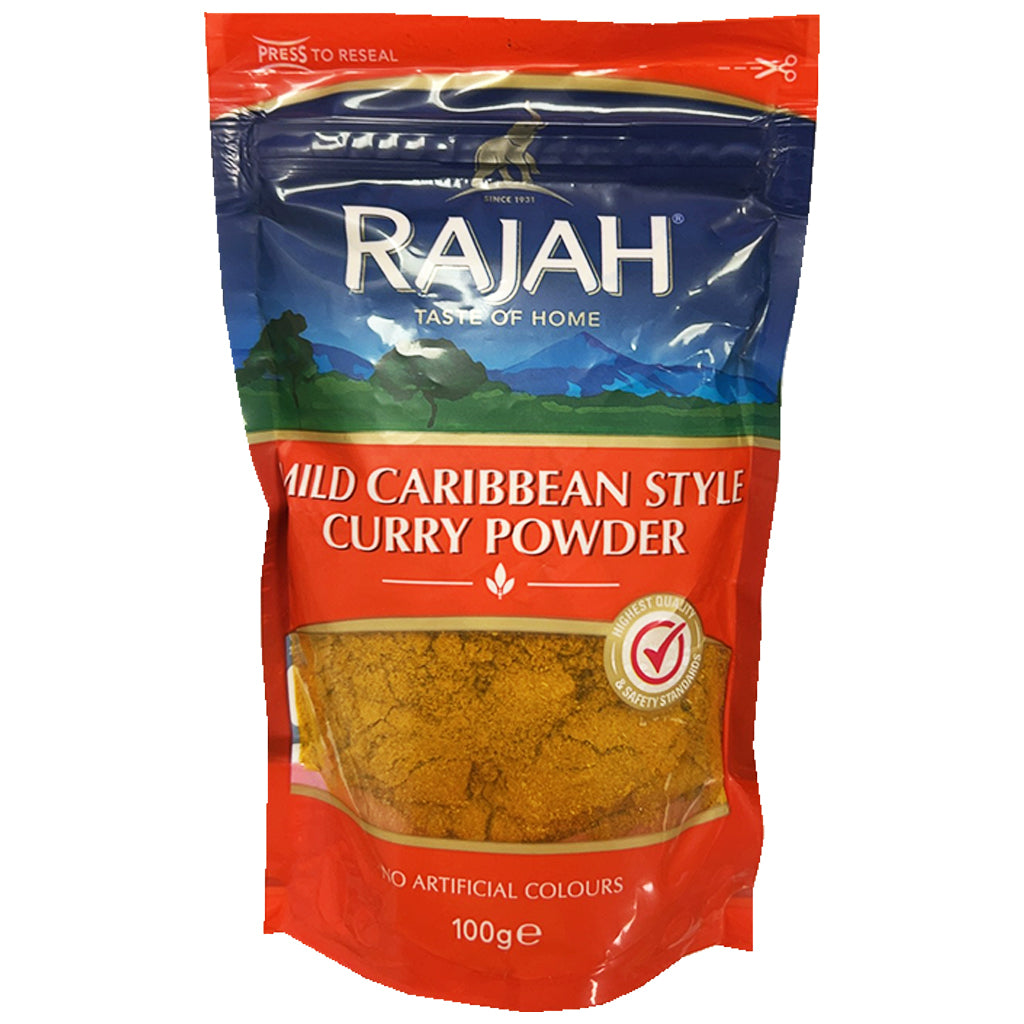 Rajah Mild Caribbean Style Curry Powder 100g ~ RAJAHj加勒比咖喱粉 100g