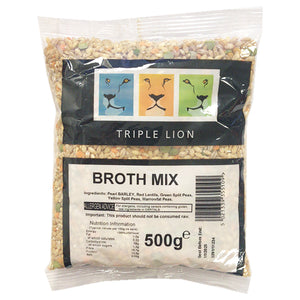 Triple Lion Broth Mix 500g ~ 三獅牌雜糧豆類混合包 500g