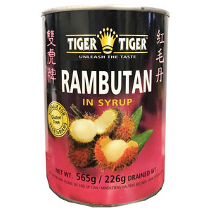 Tiger Tiger Rambutan Whole 560g ~ 雙虎整顆紅毛丹 560g