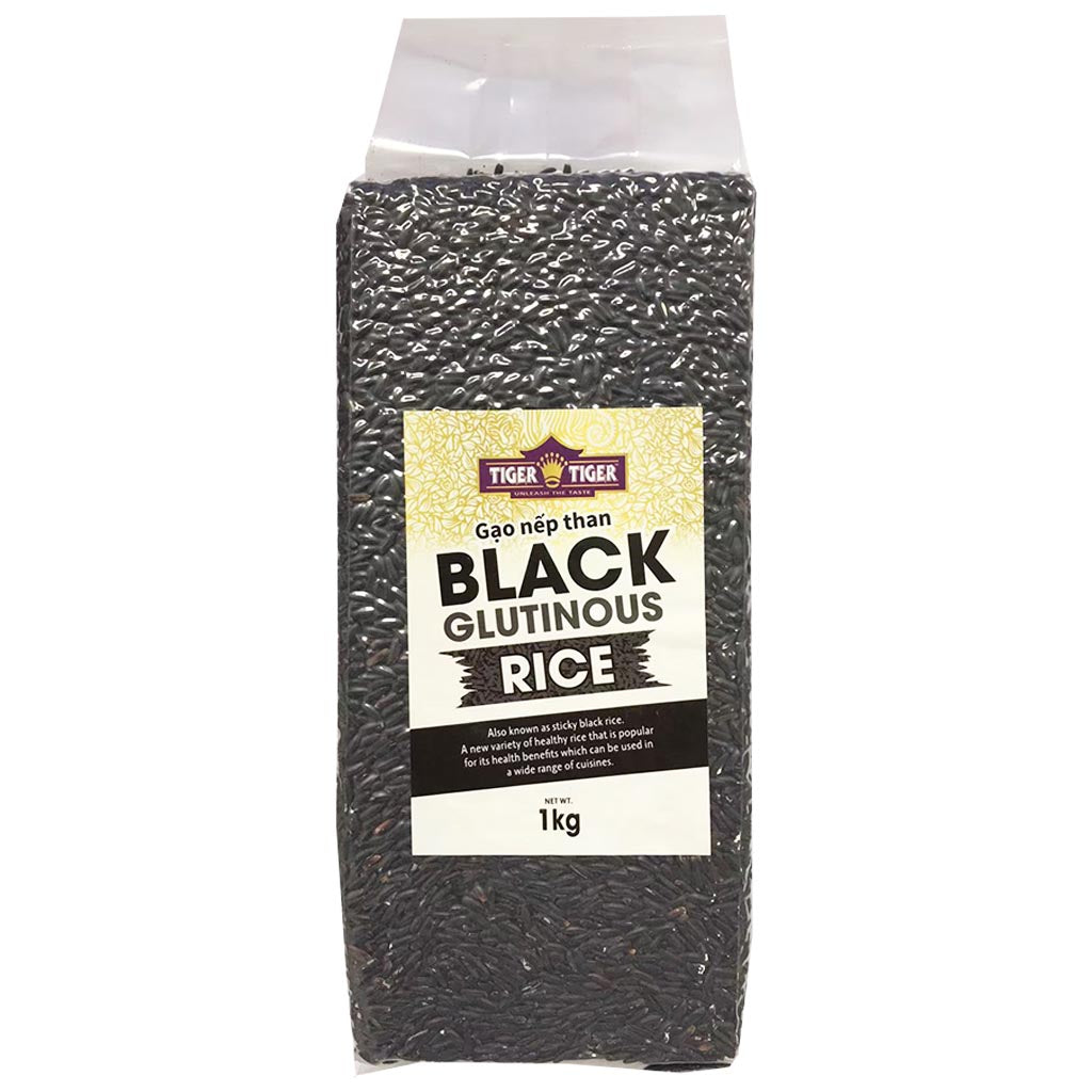 Tiger Tiger Black Glutinous Rice 1kg ~ 雙虎黑糯米 1kg