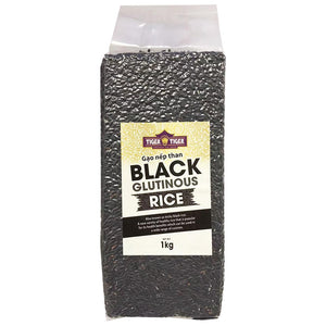 Tiger Tiger Black Glutinous Rice 1kg ~ 雙虎黑糯米 1kg