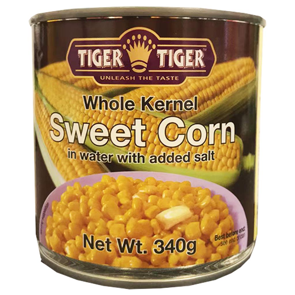 Tiger Tiger Whole Corn 340g ~ 双虎牌整粟米 340g