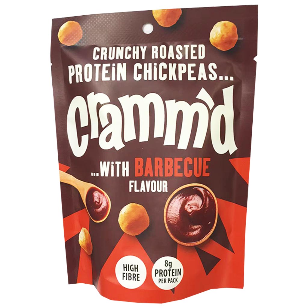 Crammd Chick Peas BBQ 50g ~ Crammd燒烤味鷹嘴豆 50g