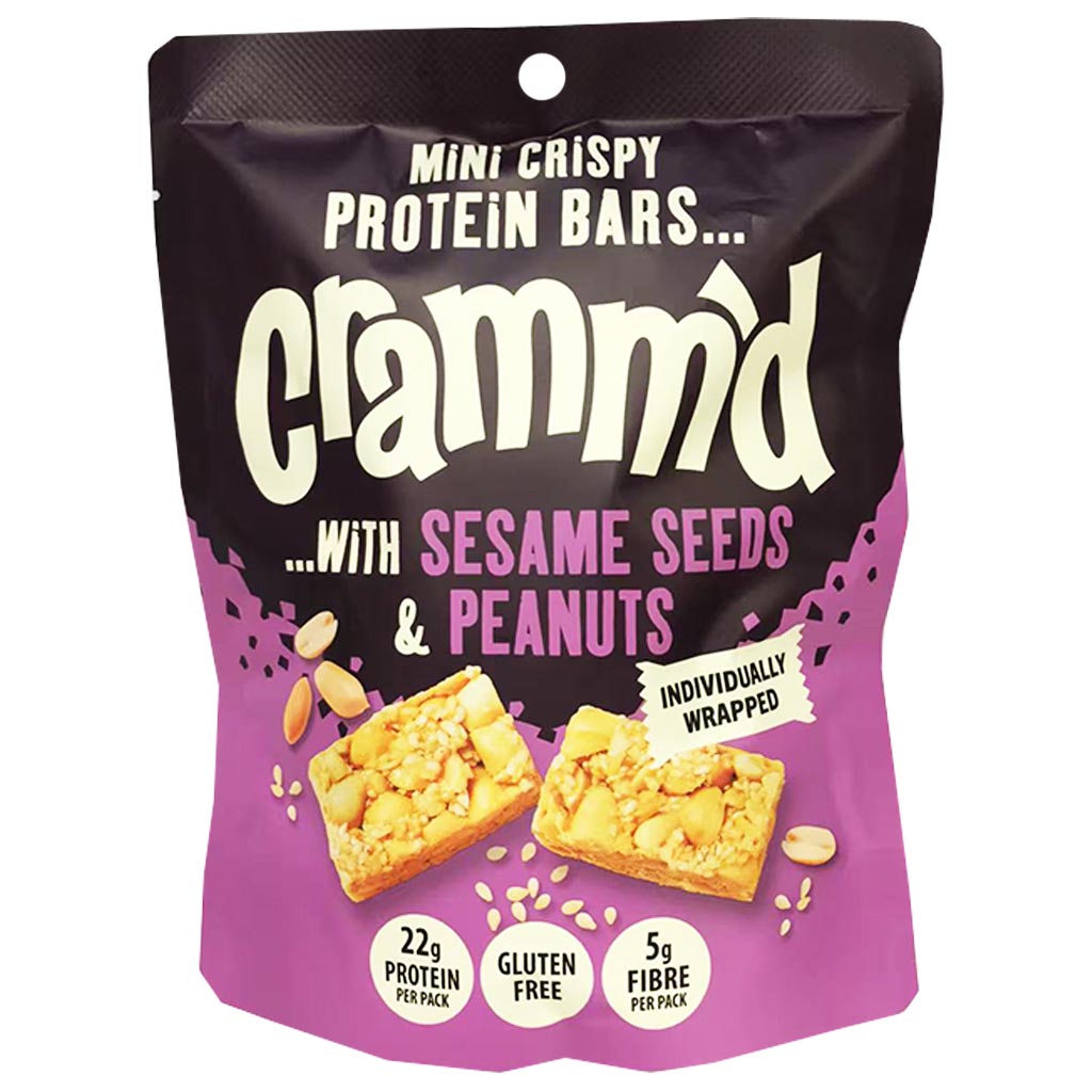 Crammd Sesame Seed Peanut Bar 110g ~ Crammd芝麻籽花生棒 110g