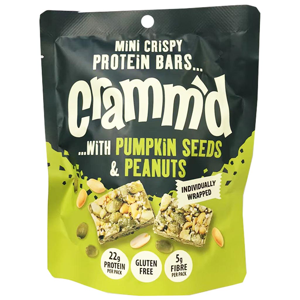 Crammd Pumpkin Seed Peanut Bar 110g ~ Crammd南瓜籽花生棒 110g