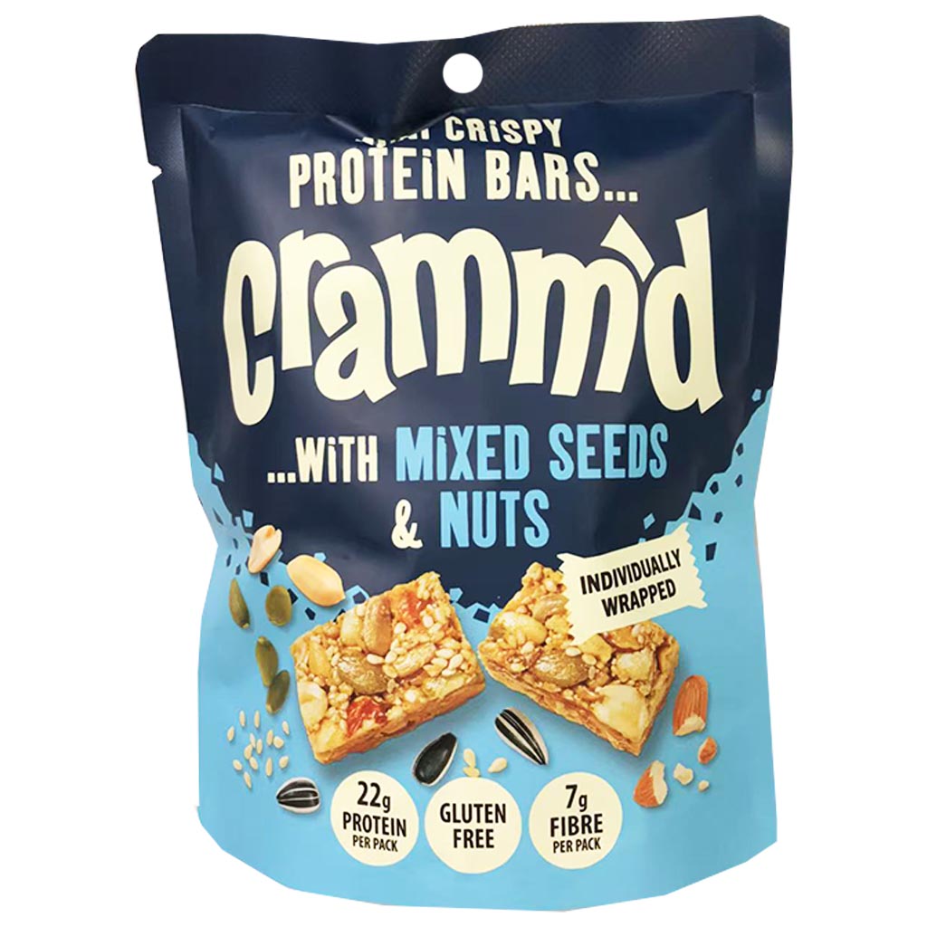 Crammd Mixed Seed Peanut Bar 110g ~ Crammd混合籽花生棒 110g