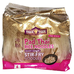 Tiger Tiger Pad Thai Rice Noodle 250g ~ 双虎牌泰式河粉 250g