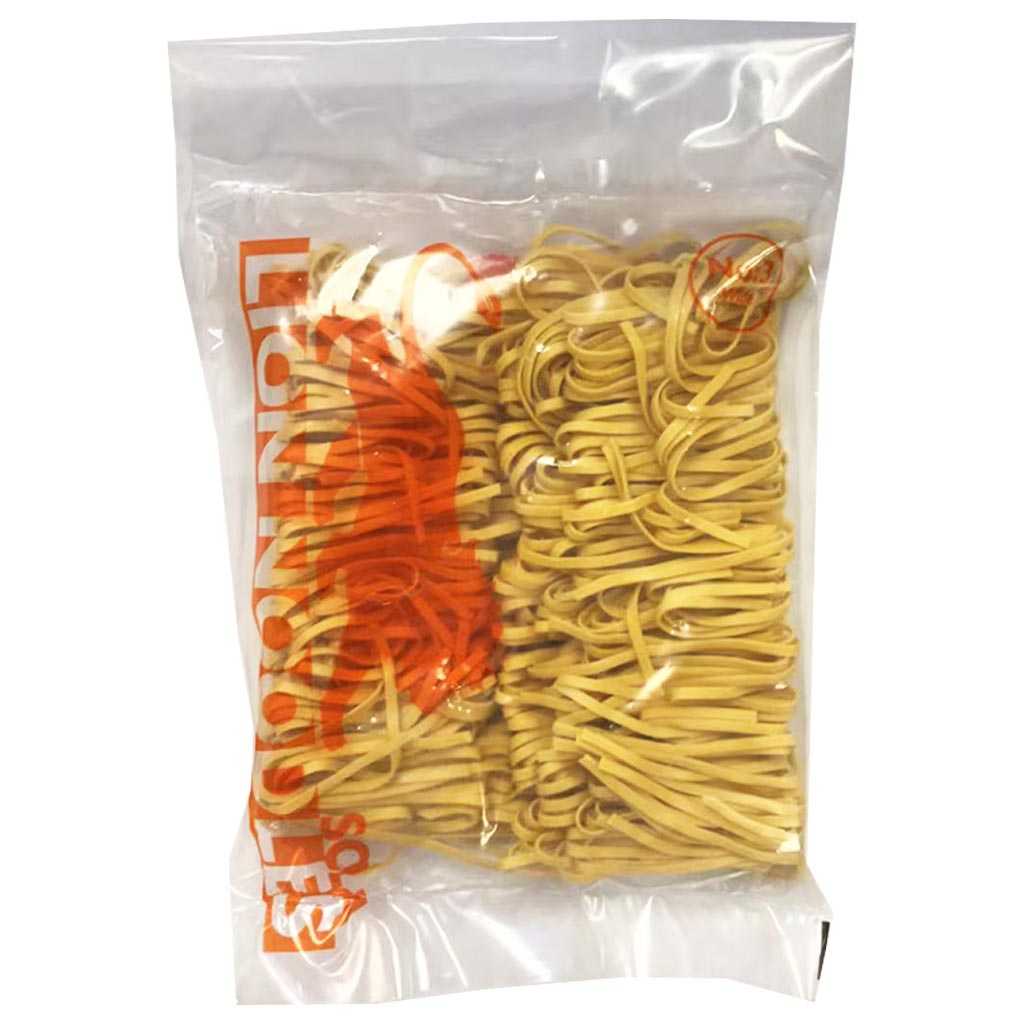 Lion Wide Noodle 450g ~ 雄狮面 宽面 450g