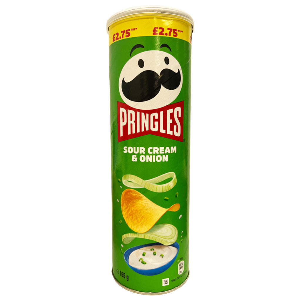 Pringles Sour Cream & Onion PM275 165g ~ Pringles 薯片 酸奶油洋葱味 165g