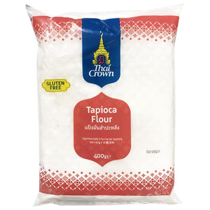 Thai Crown Tapioca Flour 400g ~ 泰冠木薯淀粉 400g