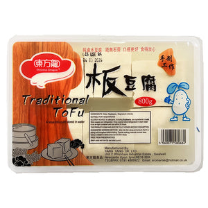 Oriental Dragon Traditional Tofu 600g ~ 东方龙板豆腐 600g