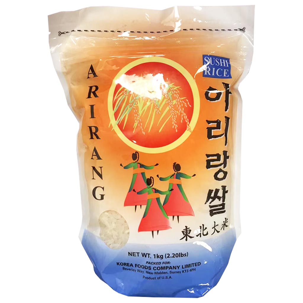 Arirang Sushi Rice 1kg ~ 太阳谷阿里郎米 1kg
