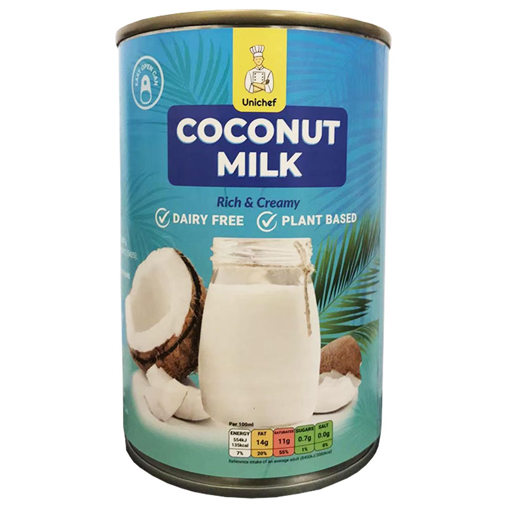 Unichef Rich & Creamy Coconut Milk 400ml ~ Unichef 椰奶 400ml