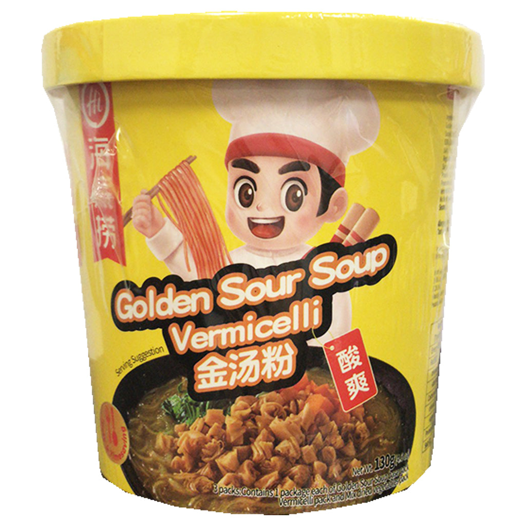 Haidilao Instant Vermicelli Golden Sour 130g ~ 海底捞金湯粉 130g