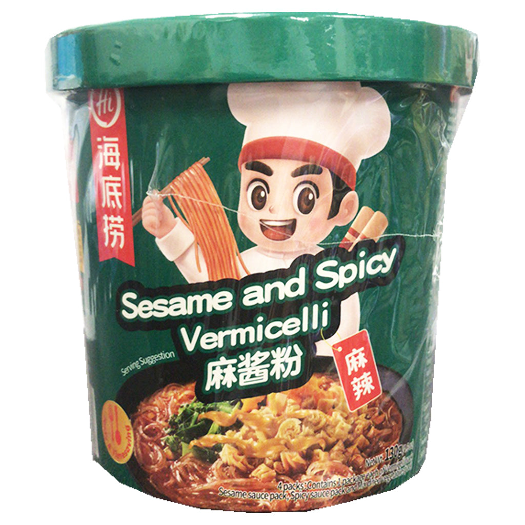 Haidilao Instant Vermicelli Sesame Spicy 130g ~ 海底捞麻醬粉 130g