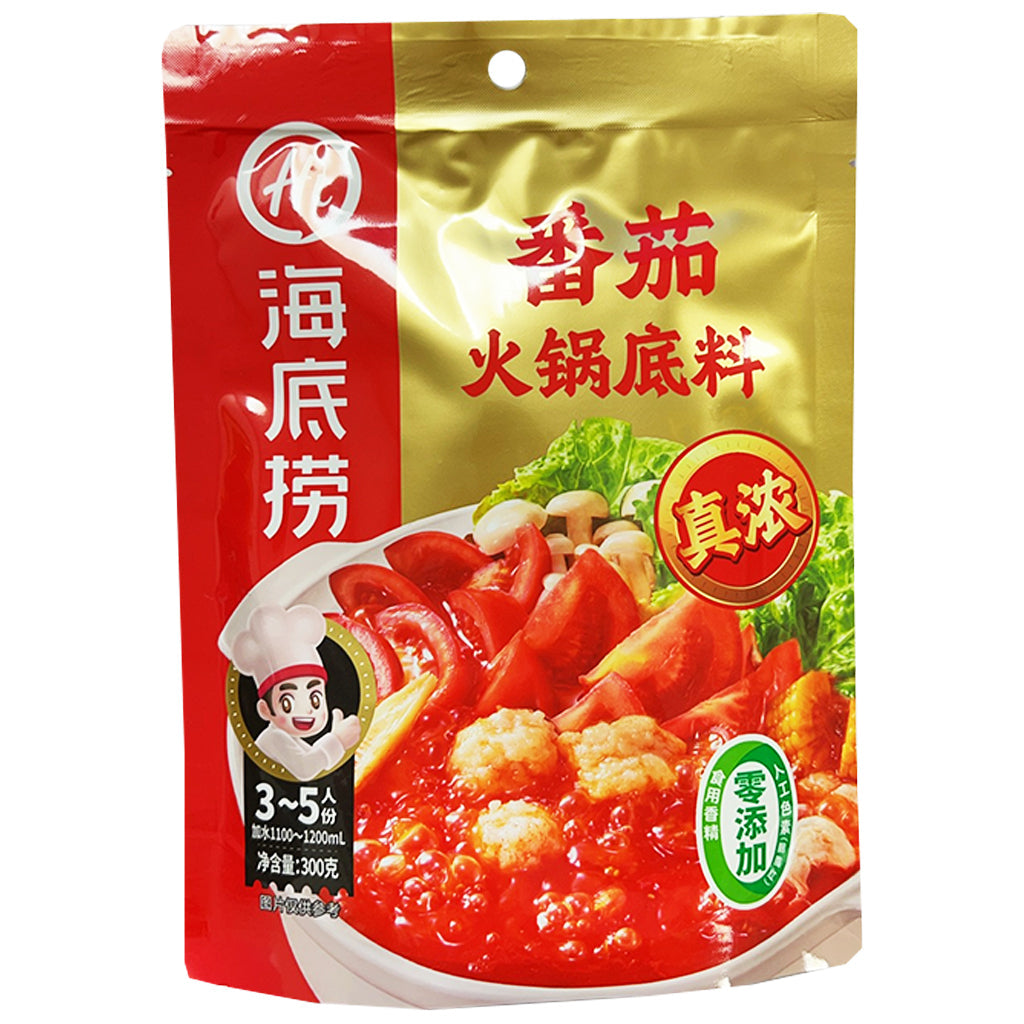 Haidilao Golden Label Hotpot Base Tomato 300g ~ 海底撈零添加火鍋底料番茄 300g