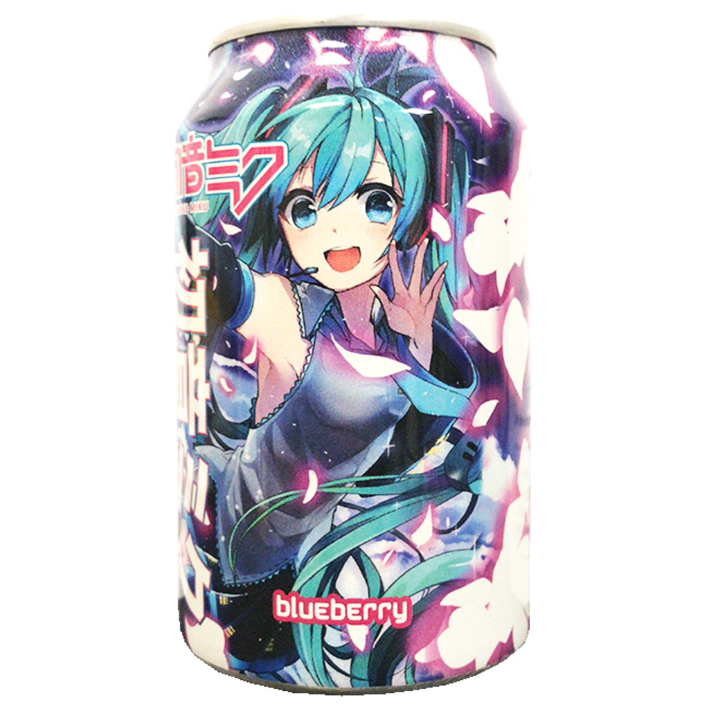 Kawaji Hatsune Miku Blueberry Soda 330ml ~ 初音未來藍莓汽水 330ml