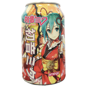 Kawaji Hatsune Miku Orange Soda 330ml ~ 初音未來香橙汽水 330ml