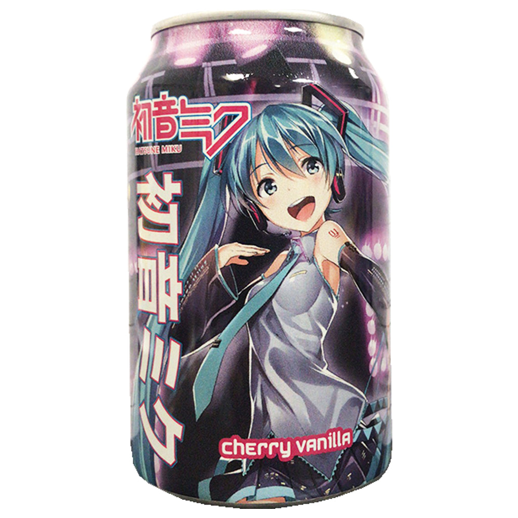 Kawaji Hatsune Miku Cherry Vanilla Soda 330ml ~ 初音未來櫻桃香草汽水 330ml