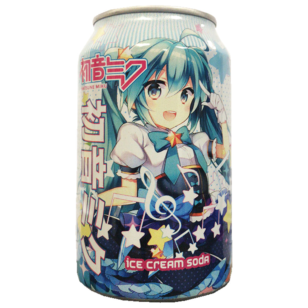 Kawaji Hatsune Miku Ice Cream Soda 330ml ~ 初音未來忌廉蘇打汽水 330ml